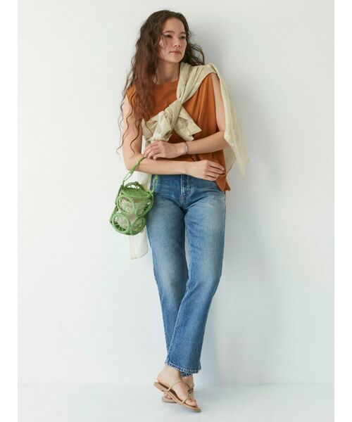 Ungrid（アングリッド）の「ウォッシュカラータンクトップ（タンクトップ・レディース・オフホワイト/チャコールグレー/オレンジ/ブルー/ブラウン・FREE）」の14枚目の写真