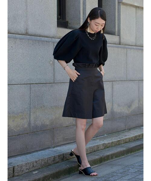 armonia（アルモニーア）の「armonia. ハイウエストキュロット（その他パンツ・レディース・ブラック/モカ・FREE）」の16枚目の写真