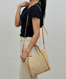 カシュカシュ cachecache / ペーパー手編みミニベーシックトート