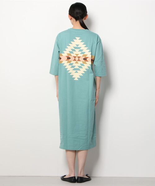 PENDLETON(ペンドルトン)の「【 PENDLETON / ペンドルトン 】バック プリント Tシャツ ワンピース 2275-8106 MNY(ワンピース・レディース・ホワイト/ライトグレー/グリーン系その他/ベージュ/ブラック系その他・FREE)」の7枚目の写真