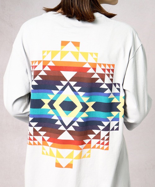 PENDLETON(ペンドルトン)の「【 PENDLETON / ペンドルトン 】バック プリント Tシャツ ワンピース 2275-8106 MNY(ワンピース・レディース・ホワイト/ライトグレー/グリーン系その他/ベージュ/ブラック系その他・FREE)」の18枚目の写真