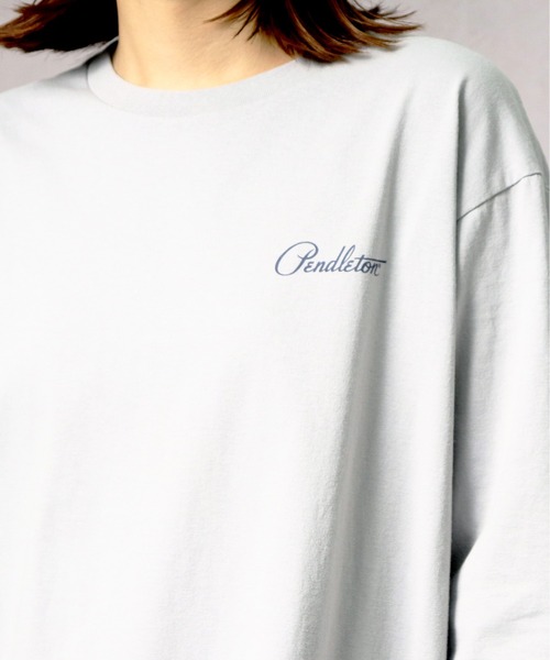 PENDLETON(ペンドルトン)の「【 PENDLETON / ペンドルトン 】バック プリント Tシャツ ワンピース 2275-8106 MNY(ワンピース・レディース・ホワイト/ライトグレー/グリーン系その他/ベージュ/ブラック系その他・FREE)」の21枚目の写真