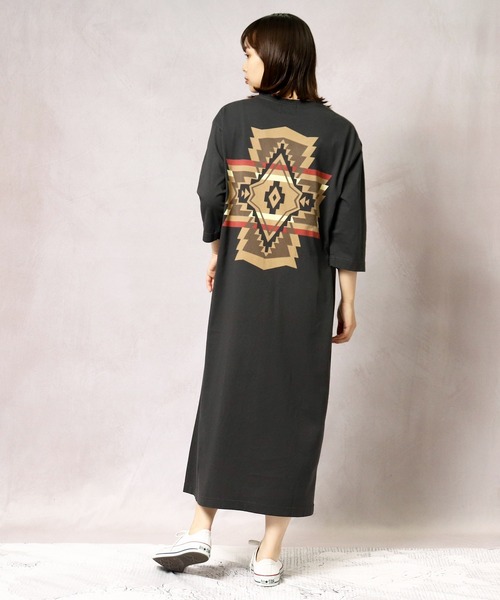PENDLETON(ペンドルトン)の「【 PENDLETON / ペンドルトン 】バック プリント Tシャツ ワンピース 2275-8106 MNY(ワンピース・レディース・ホワイト/ライトグレー/グリーン系その他/ベージュ/ブラック系その他・FREE)」の14枚目の写真