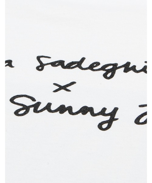Little sunny bite（リトルサニーバイト）の「shana sadeghi-ray x little sunny bite LSB number plate big tee（Tシャツ/カットソー・レディース・ホワイト/ブラック/オレンジ・SMALL/MEDIUM）」の17枚目の写真