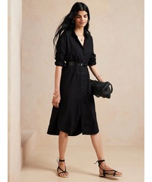 BANANA REPUBLIC FACTORY STORE リネン混シャツワンピース
