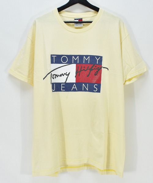 【ヴィンテージ古着】90's TOMMY HILFIGER / トミーヒルフィガー ロゴプリント Ｔシャツ