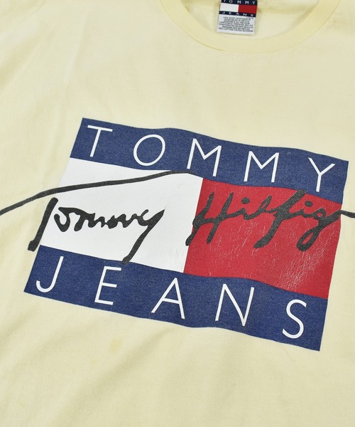 【ヴィンテージ古着】90's TOMMY HILFIGER / トミーヒルフィガー ロゴプリント Ｔシャツ