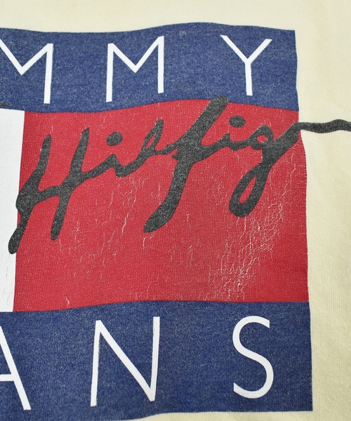 【ヴィンテージ古着】90's TOMMY HILFIGER / トミーヒルフィガー ロゴプリント Ｔシャツ