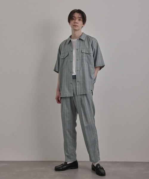 JUNRED(ジュンレッド)の「バイシクルハーフスリーブスナップシャツ(シャツ/ブラウス・メンズ・ベージュ/ベージュ系その他/ブルー系その他4/ブラック・M/L/S/LL)」の13枚目の写真