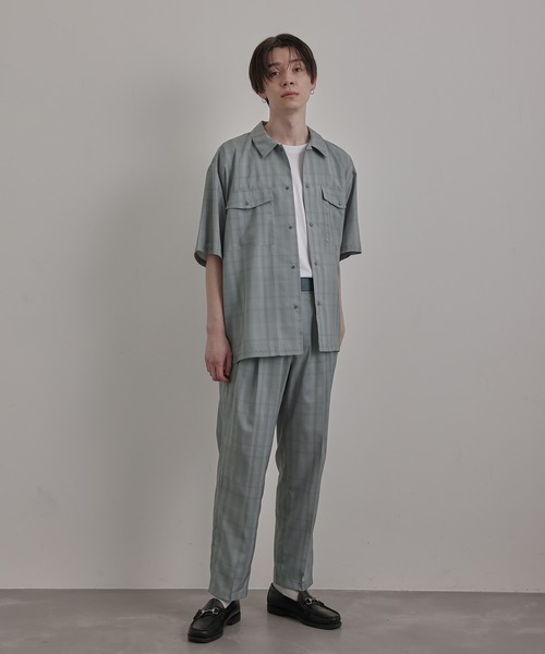 JUNRED(ジュンレッド)の「バイシクルハーフスリーブスナップシャツ(シャツ/ブラウス・メンズ・ベージュ/ベージュ系その他/ブルー系その他4/ブラック・M/L/S/LL)」の14枚目の写真