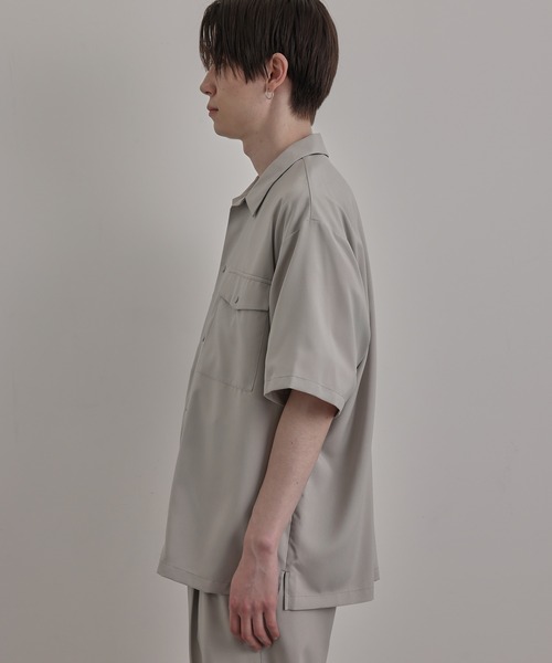JUNRED(ジュンレッド)の「バイシクルハーフスリーブスナップシャツ(シャツ/ブラウス・メンズ・ベージュ/ベージュ系その他/ブルー系その他4/ブラック・M/L/S/LL)」の17枚目の写真