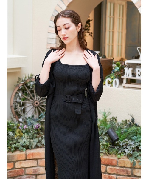 Darich（ダーリッチ）の「シアーロングニットカーディガン