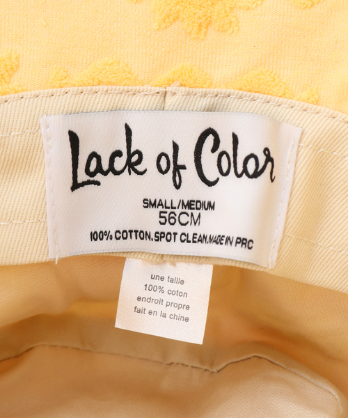 Lack of Color(ラックオブカラー)の「【LACK OF COLOR/ラックオブカラー】WAVE BUCKET:ハット(ハット・レディース・イエロー・SMALL)」の12枚目の写真