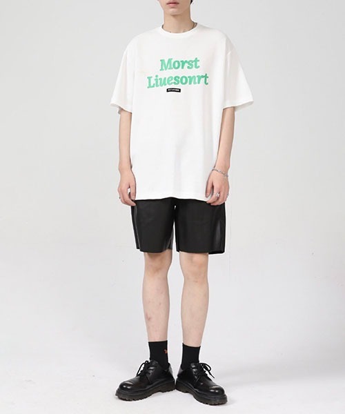 WESTBOY(ウエストボーイ)の「【WB ORIGINALS】PU Leather Short Pants WO22S4PT11(その他パンツ・メンズ・ブラック/カーキ・M/L/XL)」の9枚目の写真