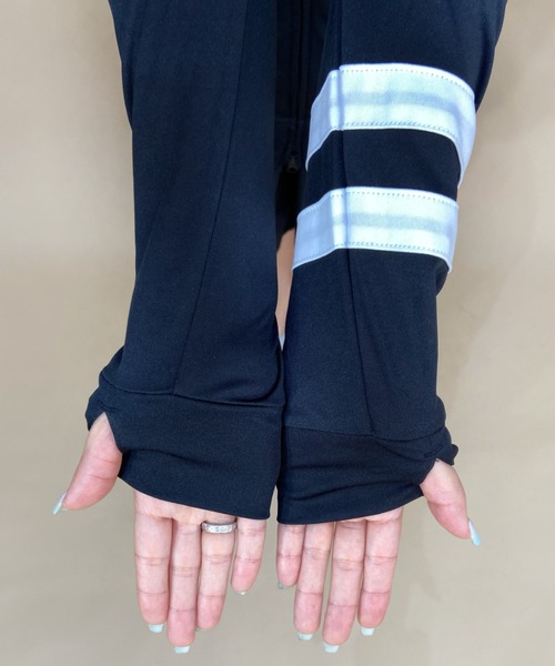 Hurley/ハーレールーズシルエットフロントロゴ無地長袖ラッシュガード/フルジップパーカーラッシュガードWRG2100001