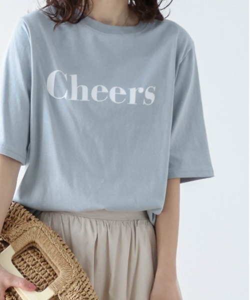 SUGAR BISKET(シュガービスケット)の「プリントロゴ半袖Tシャツ(Tシャツ/カットソー・レディース・ベージュ/ブルー/ブラック/ホワイト/ピンク・フリー)」の16枚目の写真