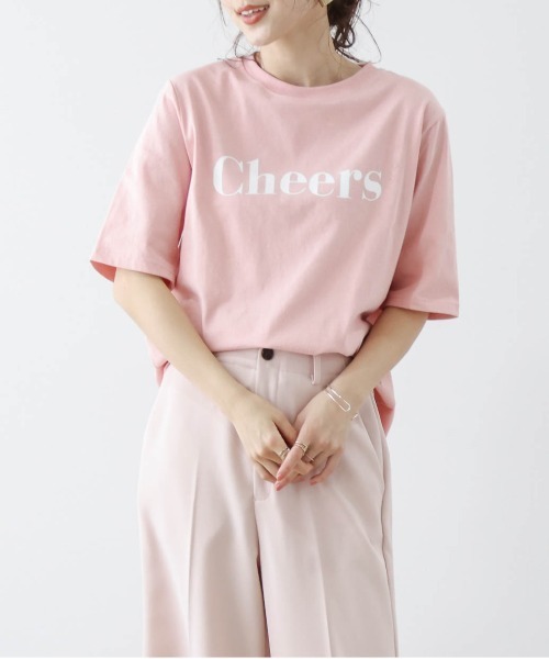 SUGAR BISKET(シュガービスケット)の「プリントロゴ半袖Tシャツ(Tシャツ/カットソー・レディース・ベージュ/ブルー/ブラック/ホワイト/ピンク・フリー)」の20枚目の写真
