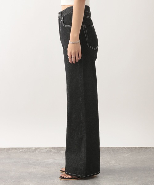 Heather（ヘザー）の「デニムワイドパンツ　125914（デニムパンツ・レディース・ブルー/ブラック・M/S）」の19枚目の写真