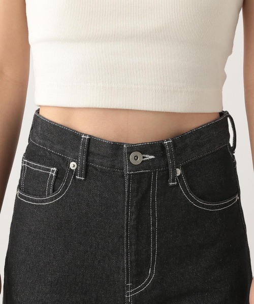 Heather（ヘザー）の「デニムワイドパンツ　125914（デニムパンツ・レディース・ブルー/ブラック・M/S）」の21枚目の写真