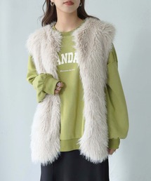 【shemoshelly】WEB限定 裏毛”STANDARD”カレッジロゴプリントスウェット