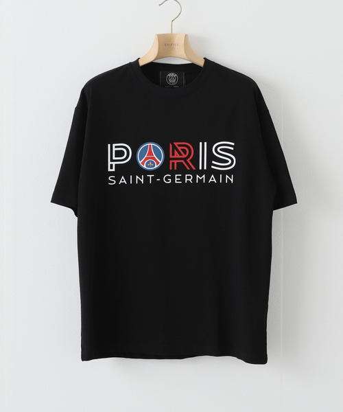 PARIS SAINT-GERMAIN（パリサンジェルマン）の「【Paris Saint-Germain】トリコロール インライン Tシャツ（Tシャツ/カットソー・メンズ・ホワイト/ネイビー/ブラック・SMALL/MEDIUM/LARGE/X-LARGE）」の2枚目の写真