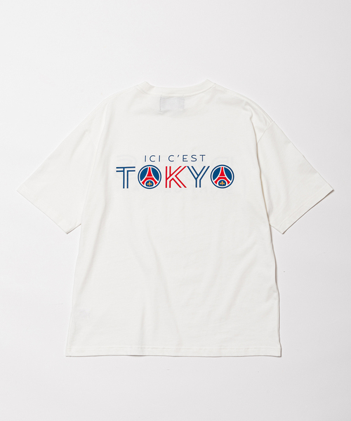 PARIS SAINT-GERMAIN（パリサンジェルマン）の「【Paris Saint-Germain】トリコロール インライン Tシャツ（Tシャツ/カットソー・メンズ・ホワイト/ネイビー/ブラック・SMALL/MEDIUM/LARGE/X-LARGE）」の7枚目の写真