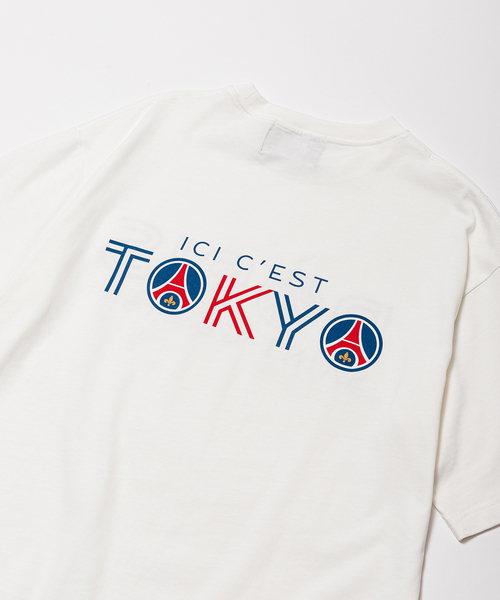 PARIS SAINT-GERMAIN（パリサンジェルマン）の「【Paris Saint-Germain】トリコロール インライン Tシャツ（Tシャツ/カットソー・メンズ・ホワイト/ネイビー/ブラック・SMALL/MEDIUM/LARGE/X-LARGE）」の18枚目の写真