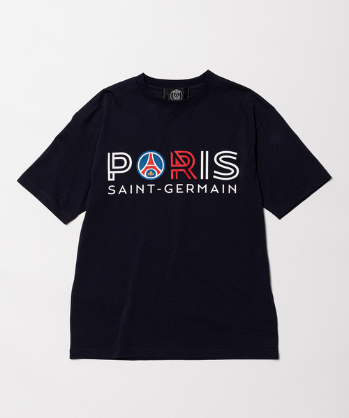 PARIS SAINT-GERMAIN（パリサンジェルマン）の「【Paris Saint-Germain】トリコロール インライン Tシャツ（Tシャツ/カットソー・メンズ・ホワイト/ネイビー/ブラック・SMALL/MEDIUM/LARGE/X-LARGE）」の4枚目の写真