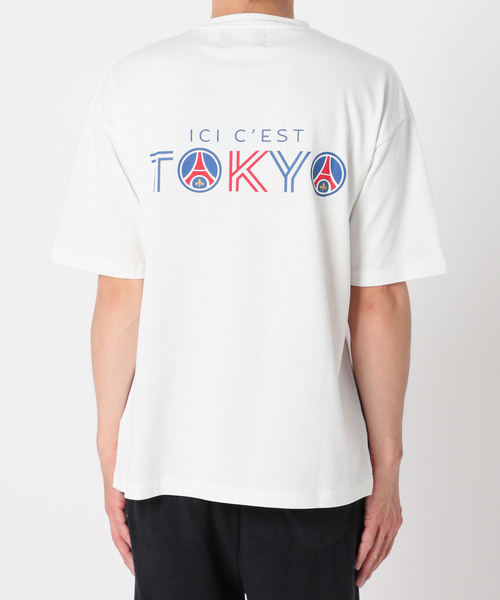 PARIS SAINT-GERMAIN（パリサンジェルマン）の「【Paris Saint-Germain】トリコロール インライン Tシャツ（Tシャツ/カットソー・メンズ・ホワイト/ネイビー/ブラック・SMALL/MEDIUM/LARGE/X-LARGE）」の8枚目の写真