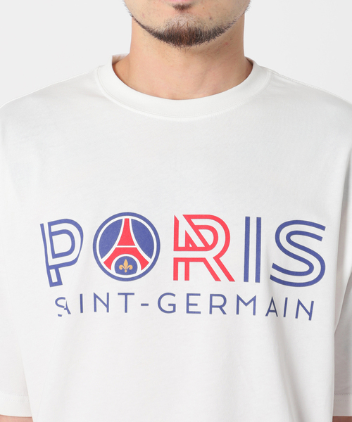 PARIS SAINT-GERMAIN（パリサンジェルマン）の「【Paris Saint-Germain】トリコロール インライン Tシャツ（Tシャツ/カットソー・メンズ・ホワイト/ネイビー/ブラック・SMALL/MEDIUM/LARGE/X-LARGE）」の22枚目の写真