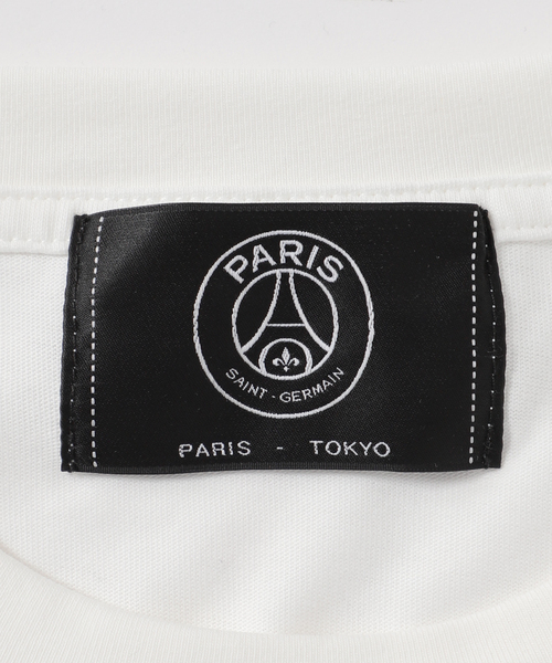 PARIS SAINT-GERMAIN（パリサンジェルマン）の「【Paris Saint-Germain】トリコロール インライン Tシャツ（Tシャツ/カットソー・メンズ・ホワイト/ネイビー/ブラック・SMALL/MEDIUM/LARGE/X-LARGE）」の6枚目の写真