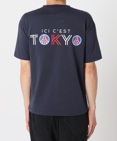 PARIS SAINT-GERMAIN（パリサンジェルマン）の「【Paris Saint-Germain】トリコロール インライン Tシャツ（Tシャツ/カットソー・メンズ・ホワイト/ネイビー/ブラック・SMALL/MEDIUM/LARGE/X-LARGE）」の14枚目の写真