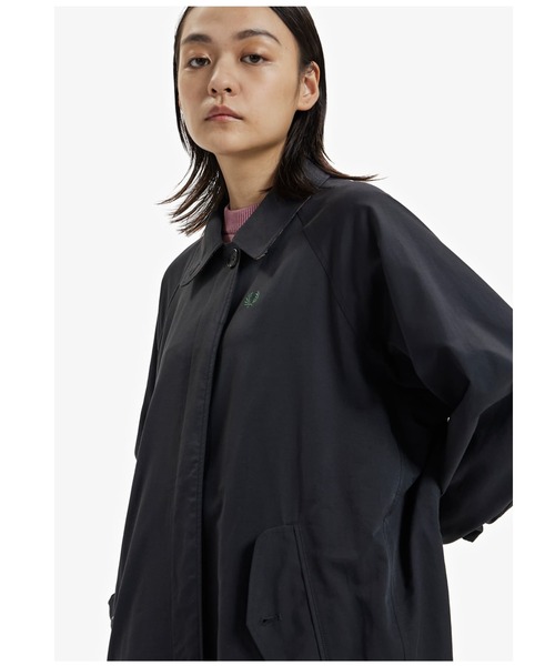 FRED PERRY(フレッドペリー)の「Overcoat(ブルゾン・レディース・ブラック/オフホワイト・8/10)」の7枚目の写真
