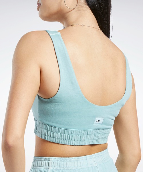 Reebok（リーボック）の「クラシックス ナチュラル ダイ フィッティド ブラ / Classics Natural Dye Fitted Bra（スポーツブラ・レディース・グレー系その他/グレー・MEDIUM/LARGE/X-LARGE/SMALL）」の11枚目の写真
