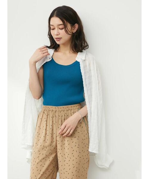 Green　Parks（グリーンパークス）の「・novem9 シアー長袖シャツチュニック（シャツ/ブラウス・レディース・グリーン系その他2/オレンジ/オフホワイト/イエロー・FREE）」の22枚目の写真