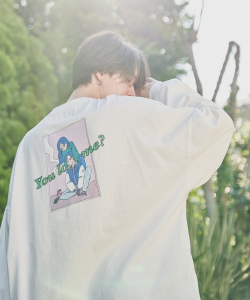 ADAMASTE（アダマスト）の「ボリュームスリーブレトロプリントTee（Tシャツ/カットソー・メンズ・ホワイト系その他/ブラック系その他/ホワイト系その他2/ブラック系その他2・SMALL/MEDIUM）」の2枚目の写真