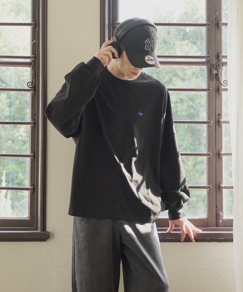 ADAMASTE（アダマスト）の「ボリュームスリーブレトロプリントTee（Tシャツ/カットソー・メンズ・ホワイト系その他/ブラック系その他/ホワイト系その他2/ブラック系その他2・SMALL/MEDIUM）」の5枚目の写真