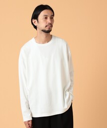 BEAMS LIGHTS | BEAMS LIGHTS / ギザコットン ニュースプレンダーツイスト ロングTシャツ(Tシャツ/カットソー)