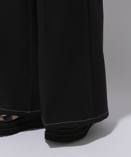 HARE（ハレ）の「サイドバックルワイドフレアパンツ(HARE)（その他パンツ・レディース・アイボリー/ブラック/ボルドー・FREE）」の12枚目の写真