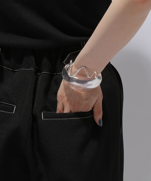 HARE（ハレ）の「サイドバックルワイドフレアパンツ(HARE)（その他パンツ・レディース・アイボリー/ブラック/ボルドー・FREE）」の16枚目の写真