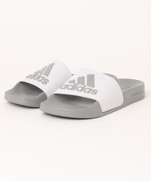 adidas(アディダス)の「《adidas》アディレッタSHOWERU(サンダル・メンズ・ホワイト×ブラック/ブルー系その他/グレー/ホワイト×グリーン・26.5cm/23.5cm/24.5cm/25.5cm/22.5cm/27.5cm/28.5cm)」の3枚目の写真