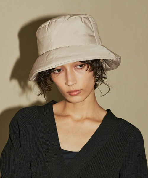 Aunt Marie's（アントマリーズ）の「中綿バケットハット（ハット・レディース・ブラック/アイボリー・FREE）」の7枚目の写真