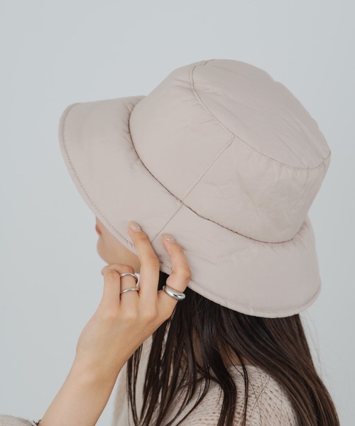 Aunt Marie's（アントマリーズ）の「中綿バケットハット（ハット・レディース・ブラック/アイボリー・FREE）」の12枚目の写真