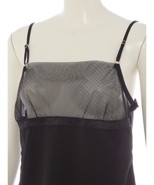 LILY BROWN(リリーブラウン)の「【LILY BROWN Lingerie】シアーチュール/キャミソール(キャミソール・レディース・ブラック/ブラウン・FREE)」の15枚目の写真