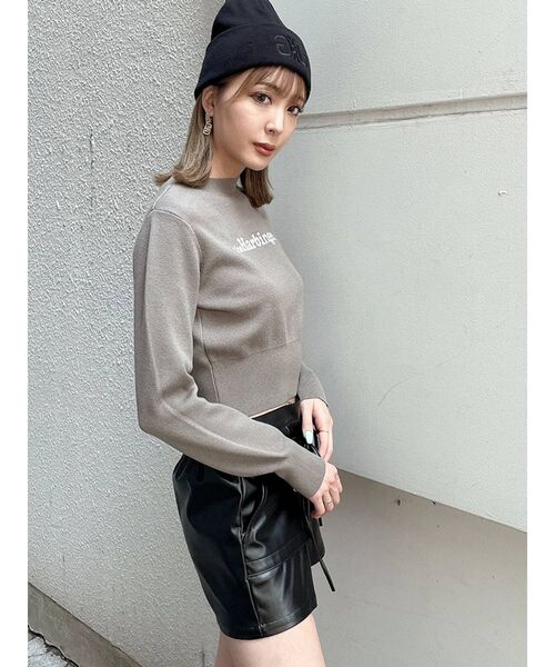 GYDA(ジェイダ)の「フェイクレザー レースアップショートパンツ(その他パンツ・レディース・ブラック/ブラウン・FREE)」の10枚目の写真