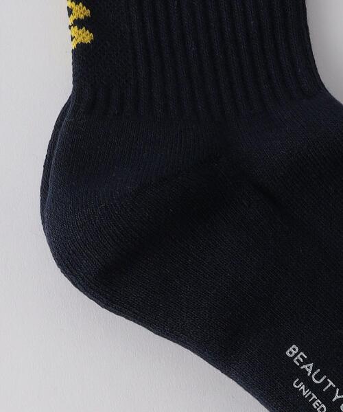 BEAUTY&YOUTH UNITED ARROWS(ビューティーアンドユースユナイテッドアローズ)の「フリーダムスタンダード ロゴ ソックス(ソックス/靴下・メンズ・ホワイト/ネイビー/グレー/ケリー・FREE)」の7枚目の写真