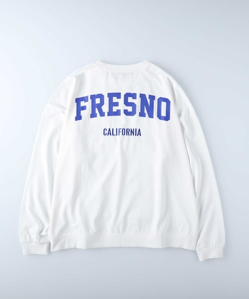 HONEYSUCKLE ROSE（ハニーサックルローズ）の「【HONEYSUCKLE ROSE】バックロゴプリントロンＴ（Tシャツ/カットソー・レディース・ダークグレー/ベージュ/ホワイト・M/L）」の18枚目の写真