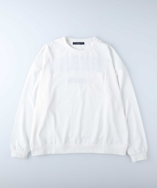 HONEYSUCKLE ROSE（ハニーサックルローズ）の「【HONEYSUCKLE ROSE】バックロゴプリントロンＴ（Tシャツ/カットソー・レディース・ダークグレー/ベージュ/ホワイト・M/L）」の16枚目の写真