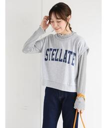 ehka sopo | カレッジロゴ裏毛ベスト(ベスト)