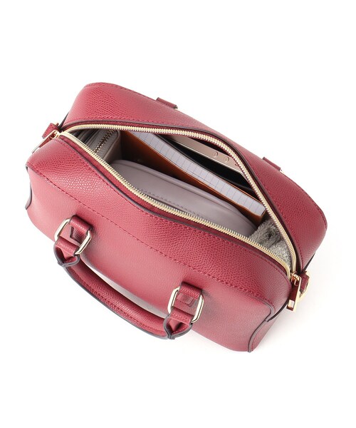 SHOO・LA・RUE（シューラルー）の「◆【セレモニー】ミニボストンショルダーバッグ（ショルダーバッグ・レディース・グレー/ブラック/ワインレッド・00）」の12枚目の写真